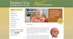 Desktop Screenshot of frederickvillanursingcenter.com